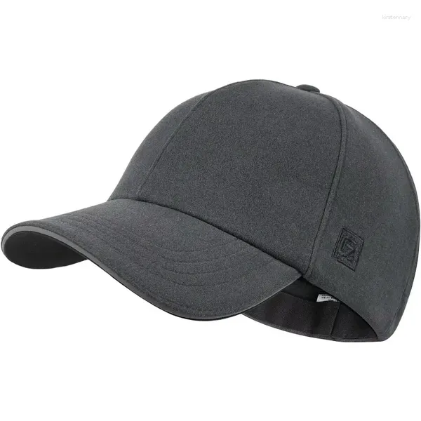 Bola Caps Gadiemkensd Fleece Running Chapéu Reflexivo Inverno Unisex Quente Pele Baseball Senhora Ao Ar Livre À Prova de Frio Snapback Chapéus