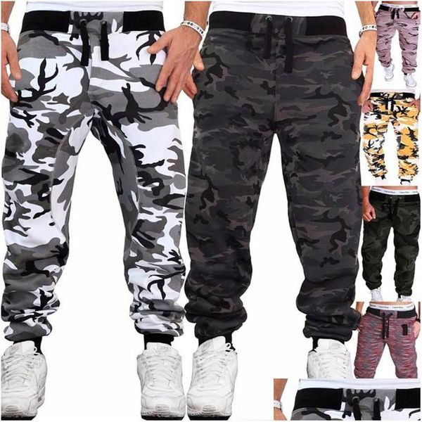 Pantaloni da uomo Zogaa Pantaloni Hip Hop da uomo Comouflage Pantaloni da jogging Fitness Pantaloni sportivi Abbigliamento Pantaloni sportivi Drop Delivery Abbigliamento Dhoso