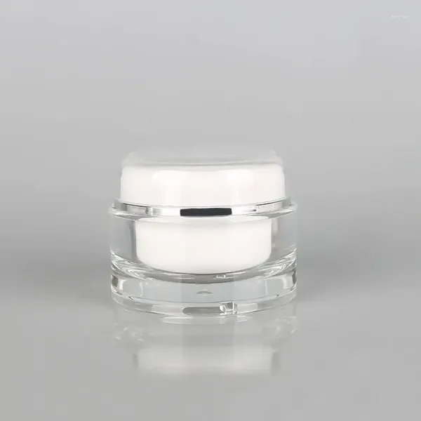 Lagerung Flaschen 15G30G50G Runde Form Kunststoff Acryl Glas Flasche Topf Dose Augencreme Serum Essenz Feuchtigkeitscreme Gel Hautpflege kosmetische Verpackung