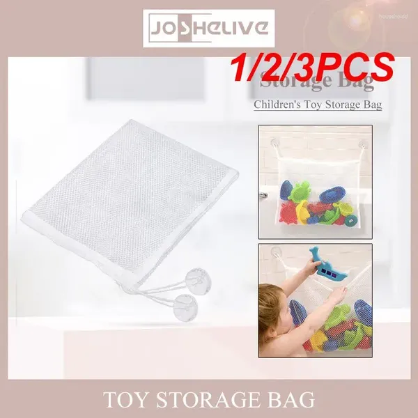 Borse contenitore 1/2/3PCS Borsa da bagno per bambini Borsa a rete per giocattoli da bagno Cestino per bambini Rete Giochi per bambini Giocattolo di rete Panno impermeabile Spiaggia di sabbia