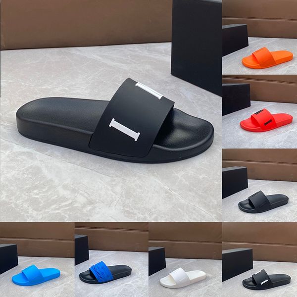 Amirir Designer Sandálias Para Homens Mulheres Puro Preto Branco Vermelho Borracha Flats Slides Debossed Pool Sliders Bandana Chain Chinelos Verão Praia Sapatos Claquette