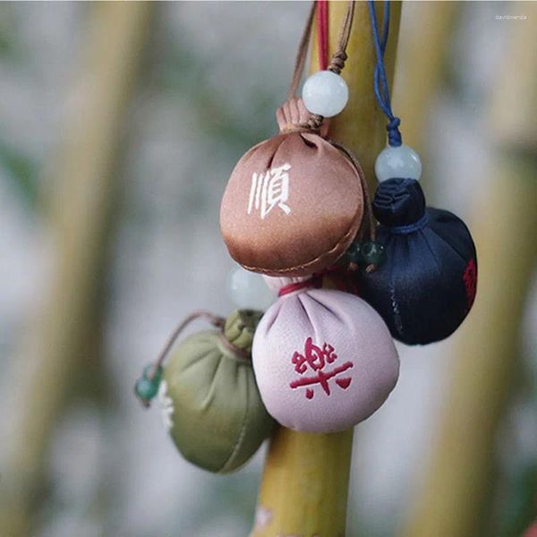 Schlüsselanhänger Chinesisches Schriftzeichen Mädchen Geschenk Hängende Dekoration Autoschlüsselring Frauen Mobile Anhänger Stil Kette Tasche Pendent Sachet