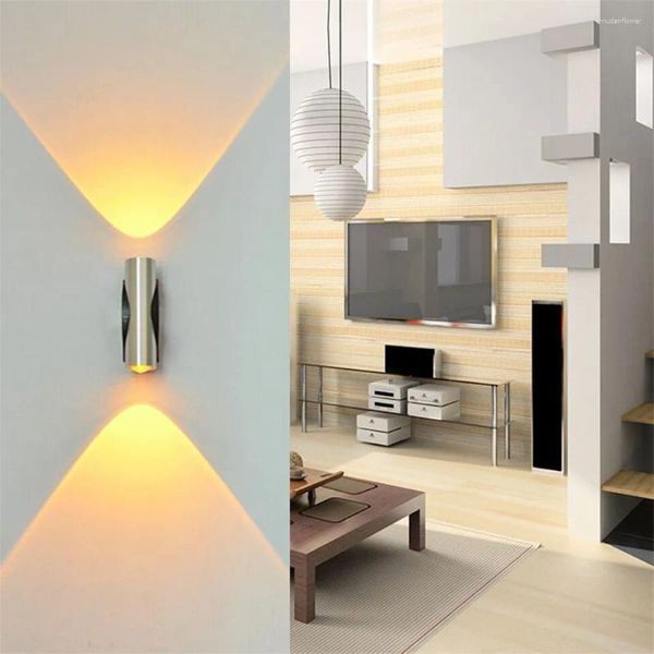 Wandleuchte Bunte Aluminium-LED-Innenkorridor-Farblicht-Hintergrundleiste und KTV-Lampen