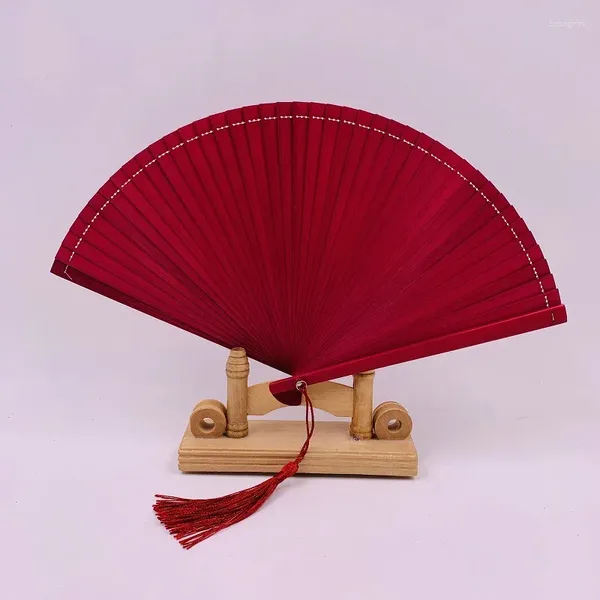 Dekorative Figuren, 16 cm, tragbar, ganzer Bambus-Faltfächer, japanischer Stil, Kimono-Ornament, klassisch, klein, handgefertigt, Hochzeit, Party, Geschenk