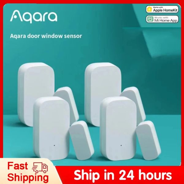 Kontrolle Aqara Türfenstersensor Zigbee Wireless Verbindung Mini -Türsensor Arbeit mit der MI Home App für Xiaomi Smart Home