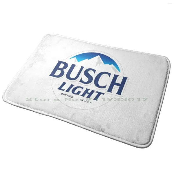 Tapetes Busch Light Entrada Porta Tapete Tapete de Banho Você Dedos para cima Adulto Rude Legal Preto Branco Mão Badass Punk e Rolo Ofensivo Vermelho