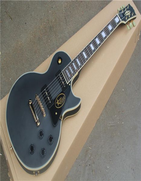 Custom shop 1968 VOS preto rosewood fingerboard guitarra elétrica Tulip Tuners hardware cromado China Made Guitars5589114