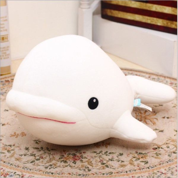 Dolphin Peluş Bebek Nano Köpük Pelet Bebek Beluga Peluş Oyuncak Sevimli Pet Yaratıcı Tatil Hediyesi Toptan Ücretsiz Paket DHL/UPS