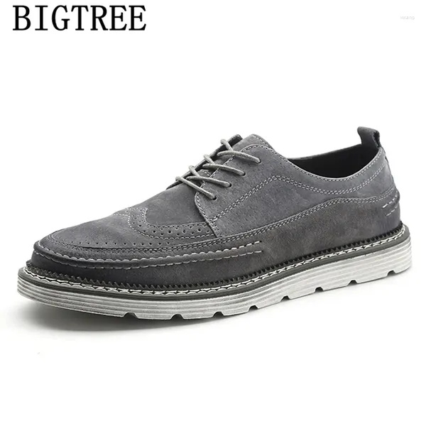 Freizeitschuhe Herren Echtleder Brogues Winter Sneakers Coiffeur Designer Erkek Ayakkabi