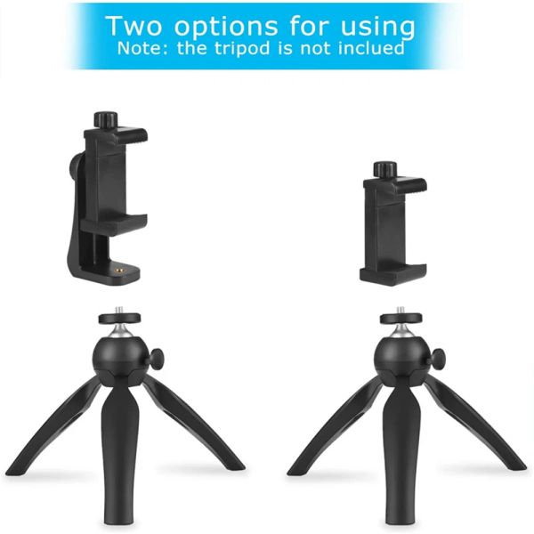 Supporto per telefono staffa universale supporto per treppiede per iPhone 13 xiaomi mount tablet clip smartphonetripod hot shoot shoot adapter