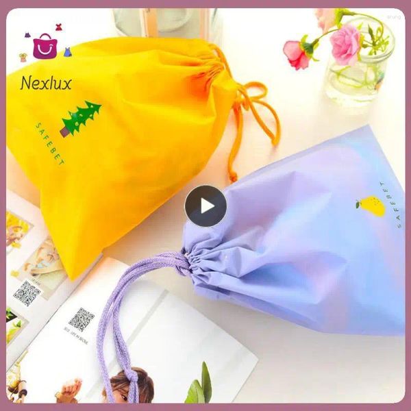 Borse per la spesa Borsa da viaggio impermeabile con coulisse Tasca per scarpe Biancheria intima Organizzatore cosmetico Borsa da toilette Custodia per vestiti