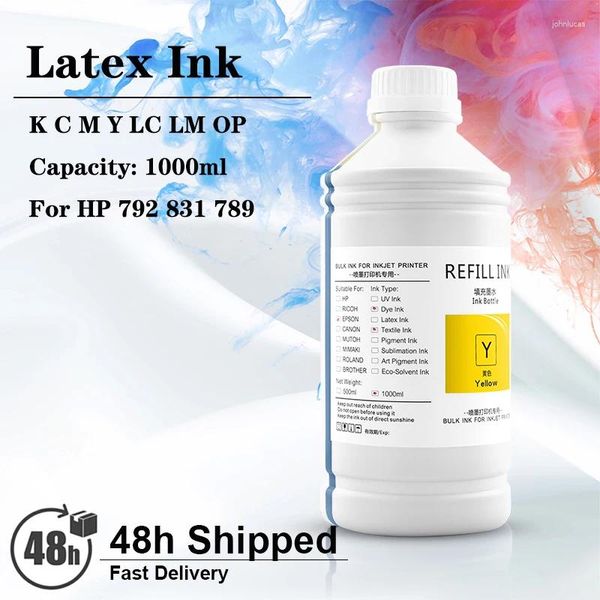 Kits de recarga de tinta 1000ml látex para impressora 792 789 831 210 260 280 L25500 L26100 L26500 L28500 300 310 330 360 110 115 315 335