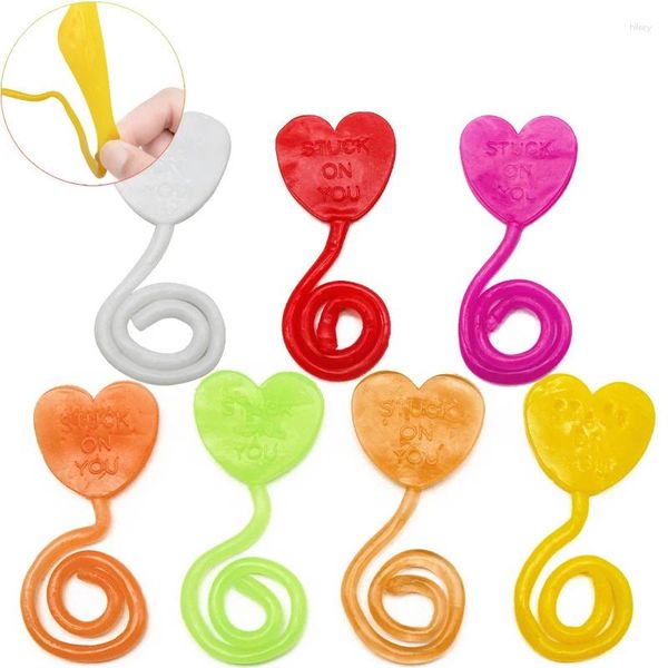 Bomboniera 15 pezzi creativi mini cuore appiccicoso gelatina schiaffo giocattolo per bomboniere di compleanno riempitivo San Valentino regalo fidanzata fidanzato