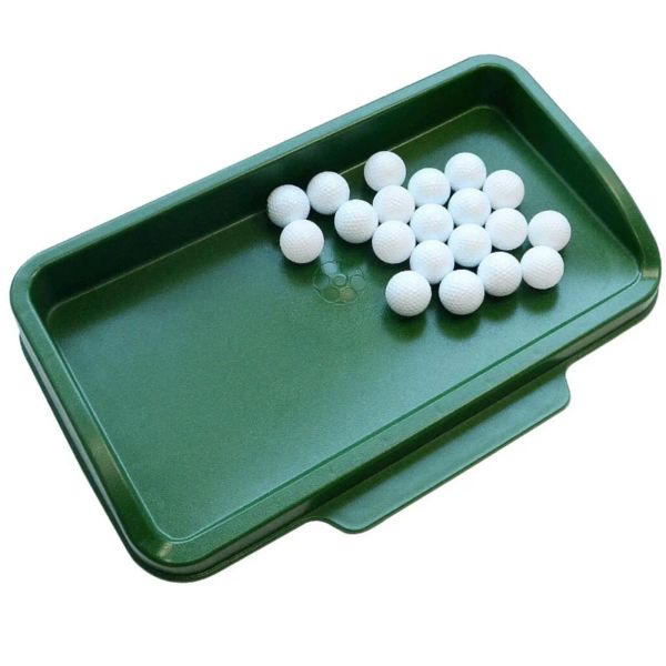 Aids Golfball-Tablett, Golfball-Aufbewahrungsbehälter, Driving-Range-Bälle-Halter für Outdoor-Indoor-Golf-Links, Golfer-Geschenk