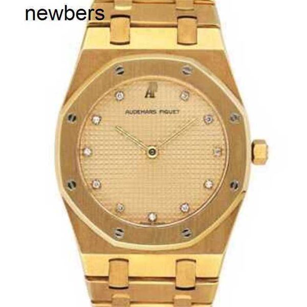 Top Männer APS Factory Audemar Pigue Watch Swiss Bewegung Episch Royal Oak Diamond Dial Gold Mens Watch