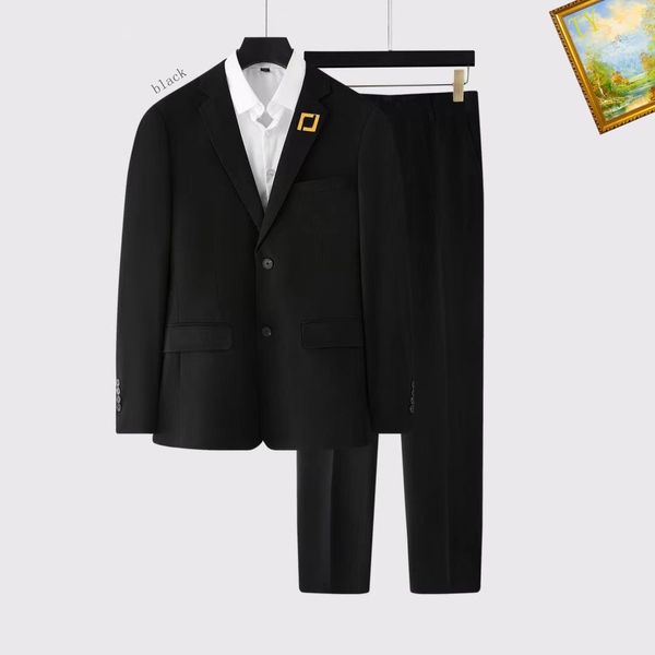 2024 neue Stil, Mode, Mann Anzug Blazer Jacken Mäntel Für Männer Stylist Brief Stickerei Langarm Casual Party Hochzeit Anzüge