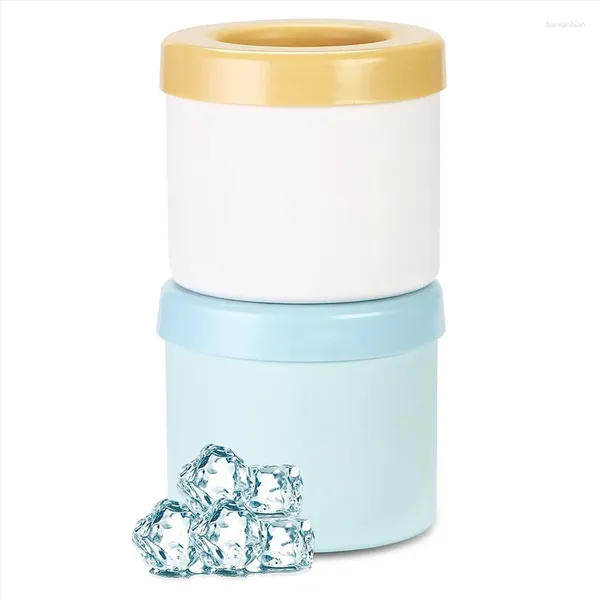Формы для выпечки, силиконовые маленькие формочки для кубиков льда с крышкой, цилиндр, форма для кубиков льда на 60 штук, легко выжимаемые 2 упаковки