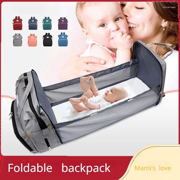 Рюкзак, прочная и долговечная сумка для детской кроватки для ежедневного использования, путешествия, удобные мамы