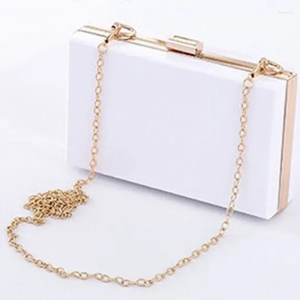 Umhängetaschen Gute Qualität Transparente Frauen Acryl Box Clutch Bag Marke Damen Abend Handtasche Hochzeit Weiblich