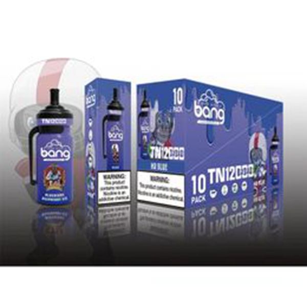 Оптовая продажа Bang TN12000 Puffs Электронная сигарета 12000 Puff Bar 12K Ручка Кальян 2% 5% Никотин Одноразовая вейп Перезаряжаемая батарея Vaper Предварительно заполненные капсулы 20 мл Vapes