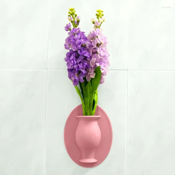Wandaufkleber, 3D-Vasen-Fälschungsblumen-Aufkleber, Kieselgel, Lochfrei, Paste, dreidimensionale Vasen-Dekoration