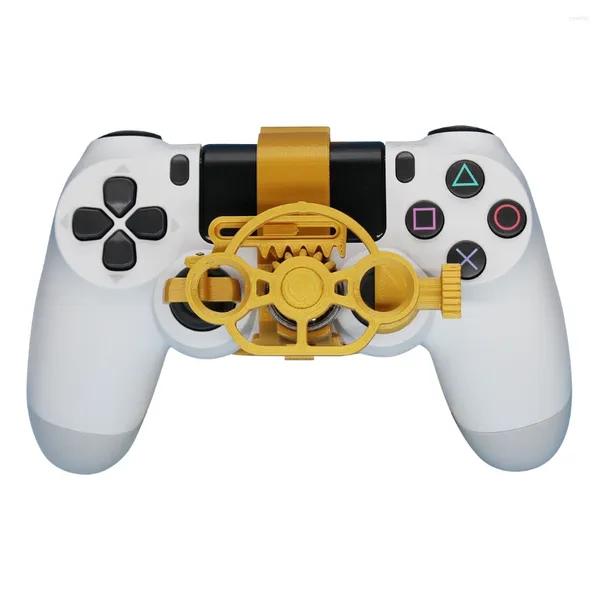 Bowls Gaming Racing Wheel Mini Controle de jogo de direção para Sony PlayStation PS4 Acessórios impressos em 3D