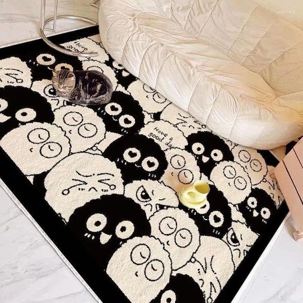 Ковры Keiths Haring Carpet Catoon Graffiti Lounge Rug Абстрактная художественная печатная зона Гостиная Спальня Прикроватная тумбочка Домашний декор