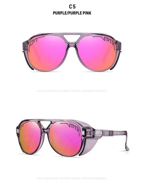 Pit Vipers Güneş Gözlüğü Spor Seciters Polarize Güneş Gözlüğü Erkekler/Kadınlar Açık Havada Rüzgar Geçirmez Gözlük Punk Rüzgar Geçirmez Gözlük Meşe Tasarımcı Güneş Gözlüğü 334