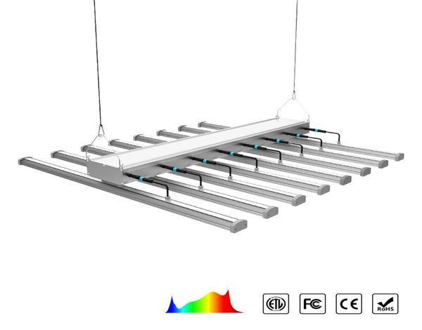 2021 TOP crescer luzes devicNew Chegada Full Spectrum Hydroponic Greenhouse 8Bars 600W Samsung 2835 660nm Led Light para Indoor Plan6811348