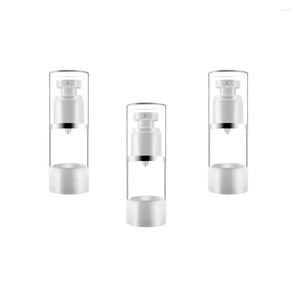 Depolama Şişeleri 3pcs Havasız Pompa 15ml Sprey İnce Sis Boş Seyahat Doldurulabilir Konteyner Su Mister Losyon Toner için