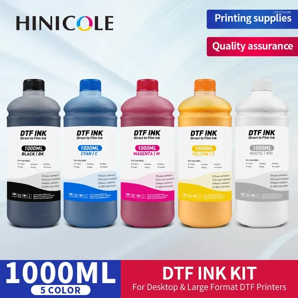 Kit di ricarica a inchiostro 1000 ml DTF per L1800 Disponibile Direct Stampter Film Transfer I3200 L800 L805 PET