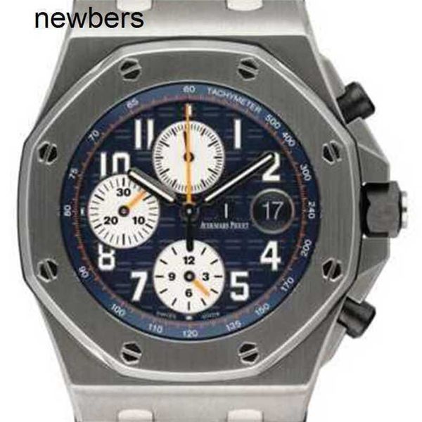 Лучшие мужские часы Aps Factory Audemar Pigue, швейцарские часы Epic Royal Oak Offshore 26470ST, мужские часы с синим циферблатом и бумагой