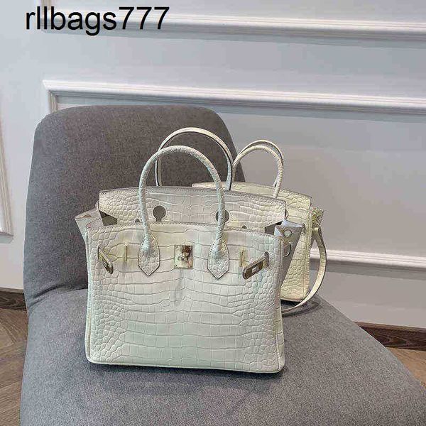 Bolsa Bk Platinum Leather Designer Bychacneshop Milkshake Branco Crocodilo Bolsa Mensageiro De Ombro Único Bolsa De Mão Feminina