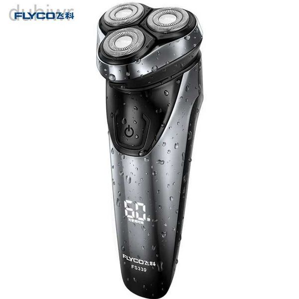 Rasoi elettrici FLYCO Rasoio Viso Rasoio 3D Per Uomo Lavabile USB Ricaricabile Rasatura Barba Macchina Trimmer 2442