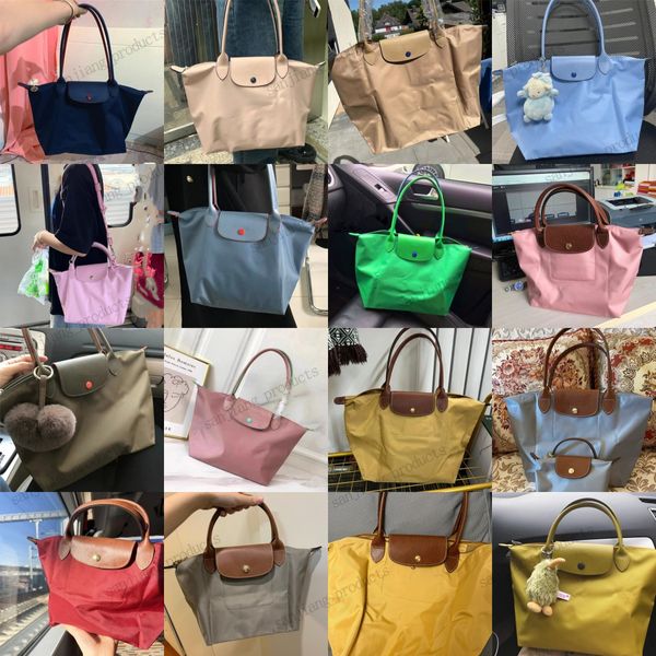 Store Clearance Retail Designer Tote Wallet Bolso Cloth 2024 Fashion Large Capacity Single Oxford Room Handbag Sac Trend Nylon Vielseitige faltbare Taschen Longchamp