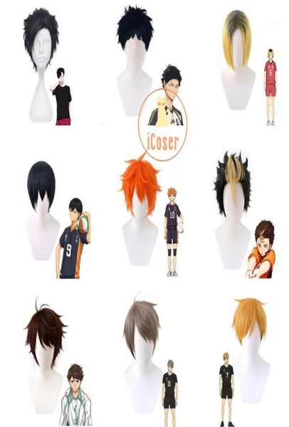 Haikyuu Season 4 Cosplay Wigs Akaashi Keiji Hinata Shoyo Nishinoya Yuu Oikawa Tooru Kozume Kenma Tobio Miya Kuroo Tetsurou Wigs12647386