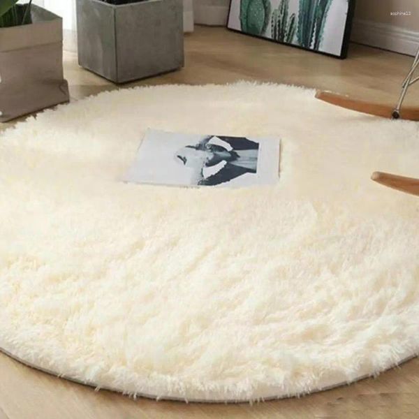 Tappeti tappeti pavimenti tappeto di peluche di peluche tappeto area per la camera da letto resistente all'usura resistente al circolo non slip moquette casa accogliente di lusso