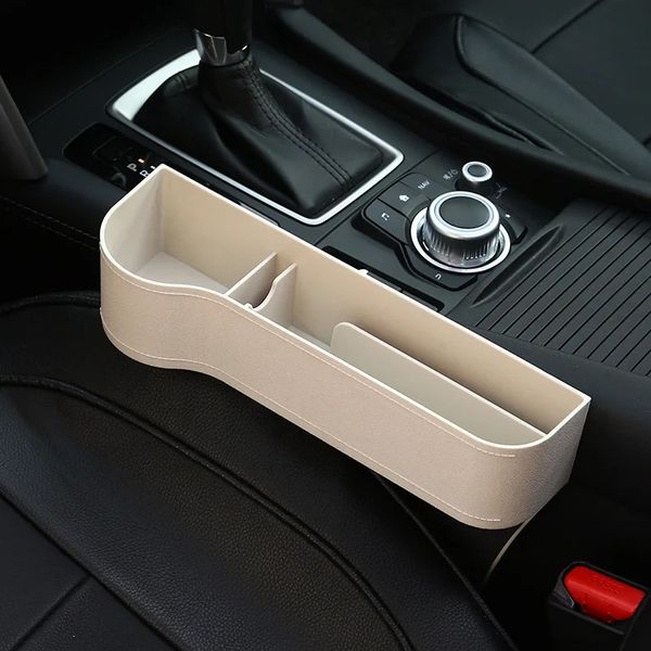 2024 1pc Auto Sitz Organizer Spalt Lagerung Box Auto Organizer Schlitz Füllstoff Halter Für Brieftasche Telefon Schlitz Tasche Auto carAccessories