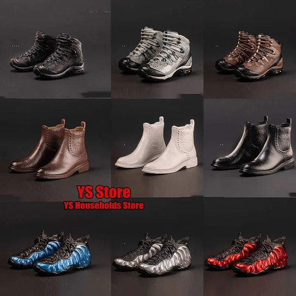 6INCHNWTOYS 9 Styles 1/12 Man Soldier Casual Martin Boots Sneakers Red Sports Shoes Accessories Fit 6 Action Figure Body GWTOYS 240328