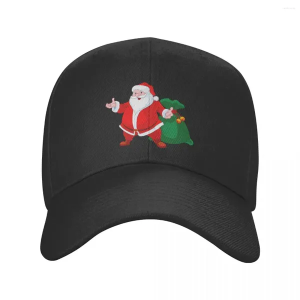 Top Caps Klasik Unisex Christmas Kawaii Noel Baba Beyzbol Kapağı Yetişkin Ayarlanabilir Baba Şapkası Erkek Kadın Güneş Koruma