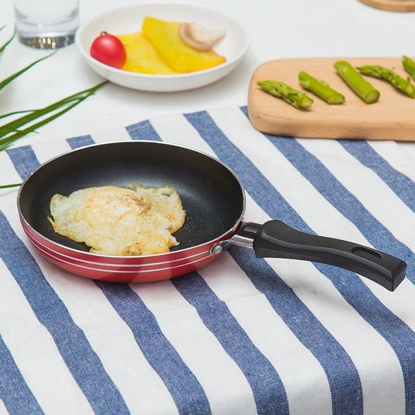 Antihaft 12 cm Mini Bratpfanne Ei Steak Master Pfannkuchen Maker Kochgeschirr Pfanne Topf Rutschfeste Bakelit Griff Küche Werkzeuge