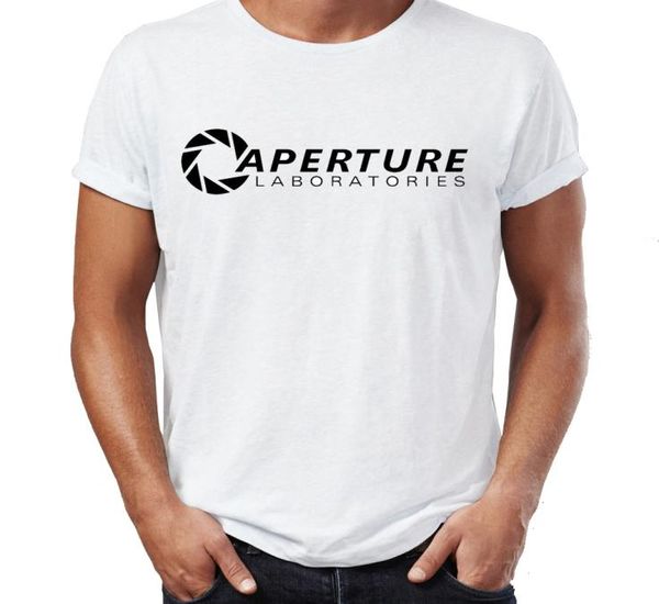 Maglietta Men039s maglietta Portal Aperture Science Gamer Gamer Artwork Fantastico Mens Tshirt Hip Hop Streetwear New Arrival Mash Clothes8402636