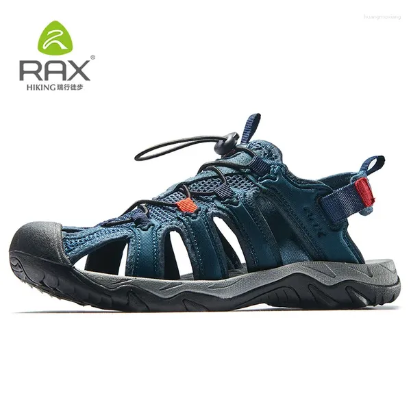 Sapatos de fitness rax masculino caminhadas respirável leve esportes ao ar livre sandálias homens tênis praia secagem rápida pesca 466