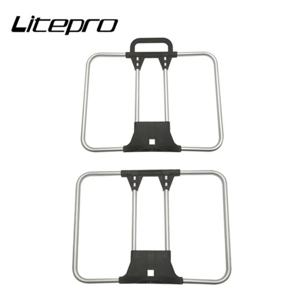 Accessori Folding Bike School Rack ROW Frame per Brompton 3 Sixty Bicycle Front Love Basket SBAG Backpack Rack