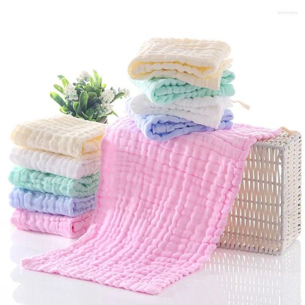 Cobertores Seis camadas Gaze Muslin Baby Blanking Toalhas com carrinho de cor de colorido para crianças nascidas