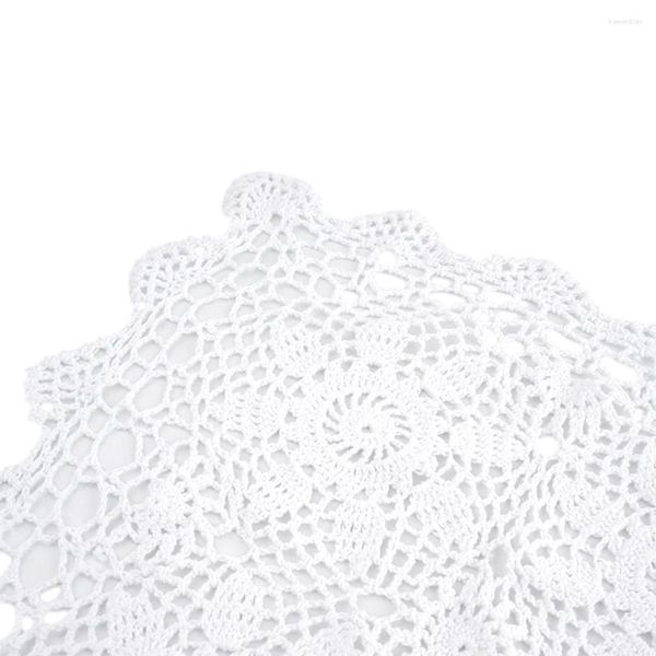 Masa bezi diy vintage kare masa örtüsü doily pamuk dantel tığ işi çiçek kapağı dekoratif havlu 40cm/60cm