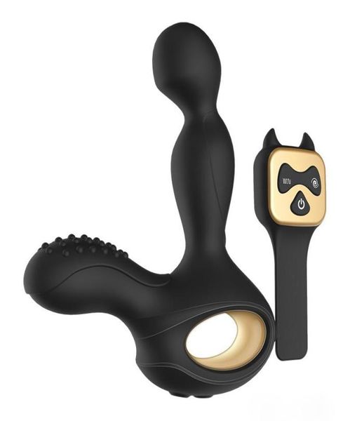 360 Rotação Vibrador Anal Aquecimento Massagem de Próstata Brinquedos Anal para Homens Butt Plug Cauda Masculino Masturbador brinquedos sexuais J19541508520