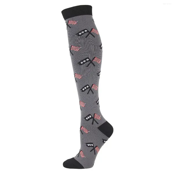 Männer Socken Kompression Fit Ödeme Diabetes Krampfadern Outdoor Männer Frauen Laufen Wandern Sport 2 paare/los