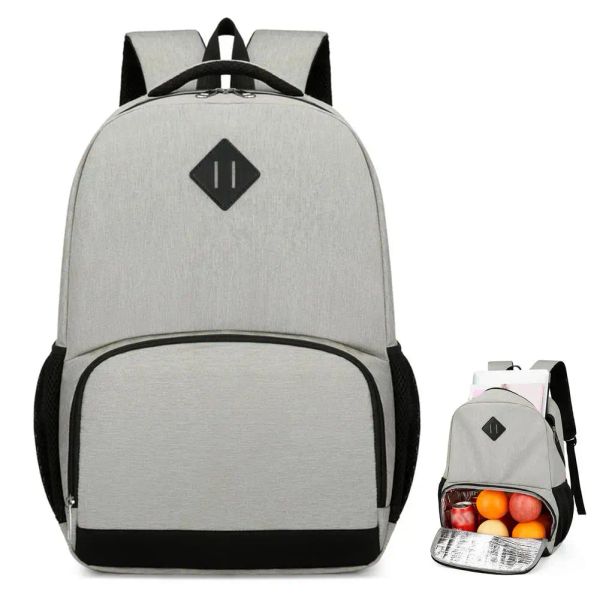 Sacos masculinos isolados refrigerador mochila leve 2035l largecapacity oxford pano almoço mochila saco térmico frete grátis