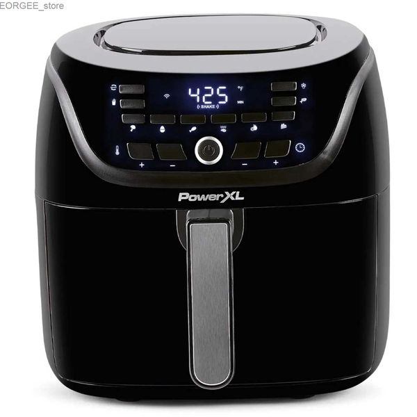 Air Fryers Home Edition Large Air Fryer Forno Combo com 10 Predefinições Brilhão Deidrato Black Y240402